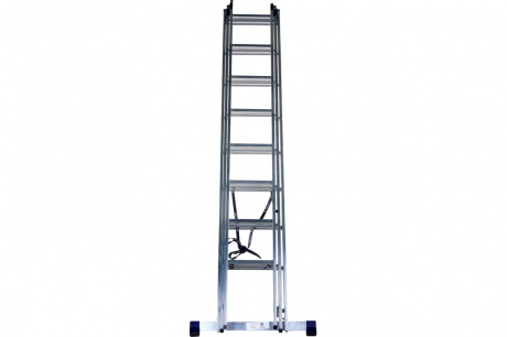 Купить Лестница трехсекционная ALUMET 3x9 универсальная 2,52 м фото №1