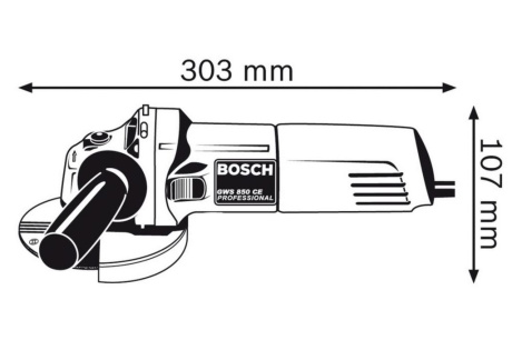 Купить УШМ (болгарка) BOSCH GWS 850 CE Professional (0601378792) фото №5