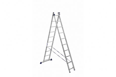 Купить Лестница двухсекционная ALUMET 2x10 универсальная 2,82 м фото №1