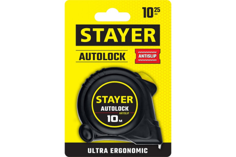 Купить Рулетка 10м "STAYER" AUTOLOCK  2-34126-10-25 фото №2