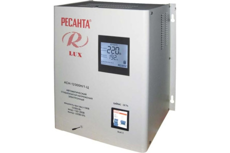 Купить Стабилизатор РЕСАНТА АСН-12 000Н\1- Ц Lux 63/6/22 фото №1