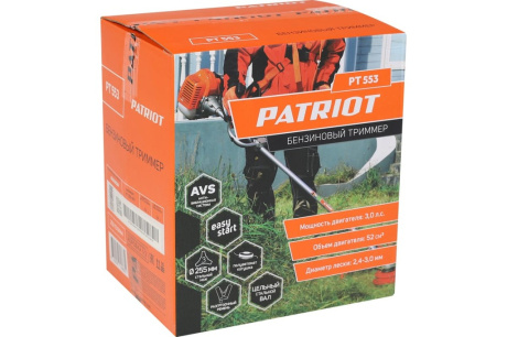 Купить Косилка бензо PATRIOT PT 553 2.2кВт/3 0л.с. нож+леска 250108444 250108444 фото №20