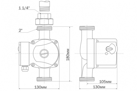 Купить Насос циркуляционный AQUARIO AС 324-180 фото №9