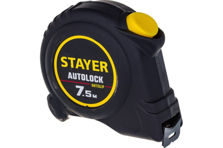 Купить Рулетка 7.5м "STAYER" AUTOLOCK  2-34126-07-25_z02 фото №1