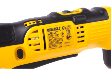 Купить Дрель аккумуляторная DeWALT DCD740N 18В Li-ion кейс без аккум. и ЗУ фото №3