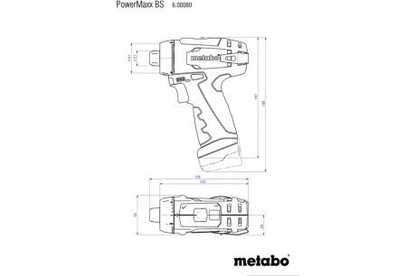 Купить Дрель аккумуляторная Metabo PowerMaxx BS 12 В Кейс фото №3