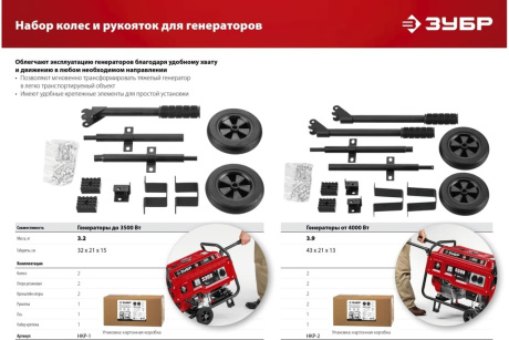 Купить Генератор ЗУБР бензиновый с электростартером 3300Вт фото №27