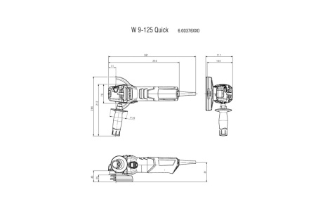 Купить УШМ Metabo W 9-125 600376010 фото №2