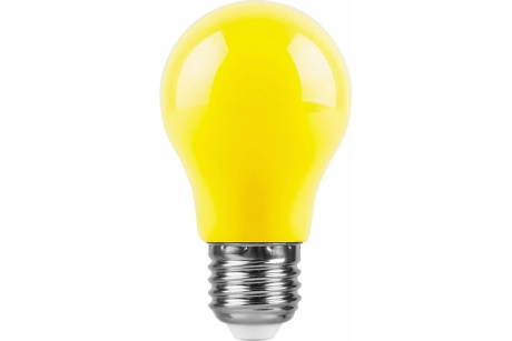 Купить Лампа LED А50 LB-375 3W E27 желтый  FERON фото №2